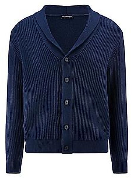 Schalkragen-Strickjacke Louis Sayn blau günstig online kaufen