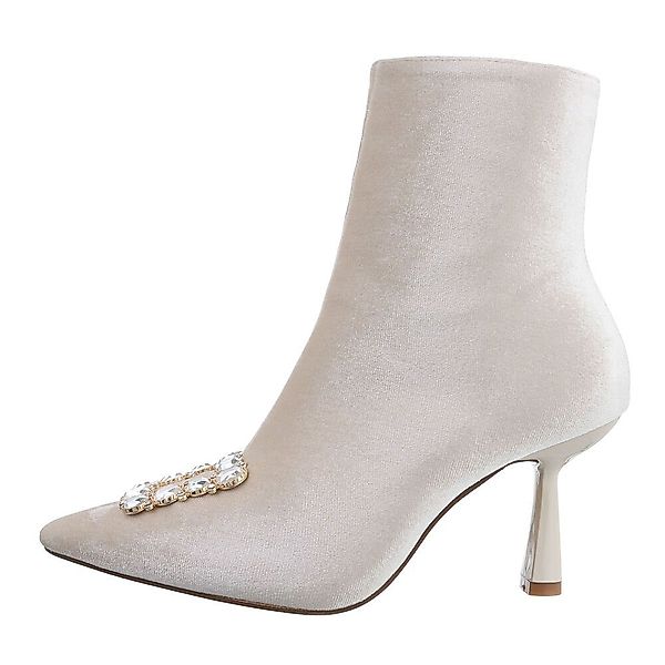 Ital-Design Damen Elegant High-Heel-Stiefelette Pfennig-/Stilettoabsatz Hig günstig online kaufen