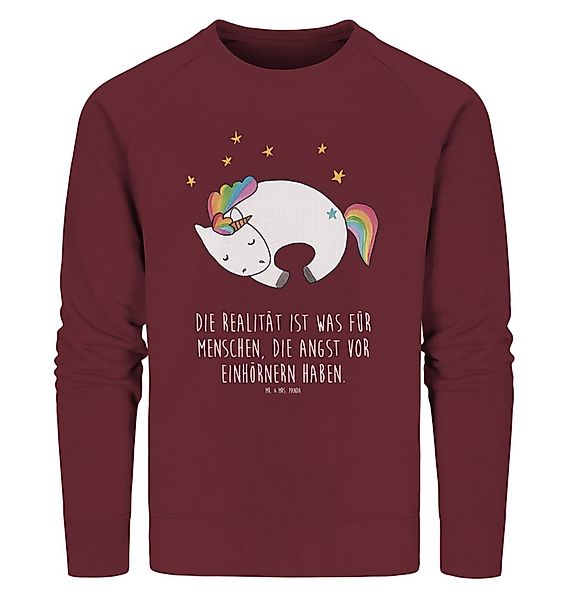 Mr. & Mrs. Panda Longpullover Größe XS Einhorn Nacht - Burgundy - Geschenk, günstig online kaufen