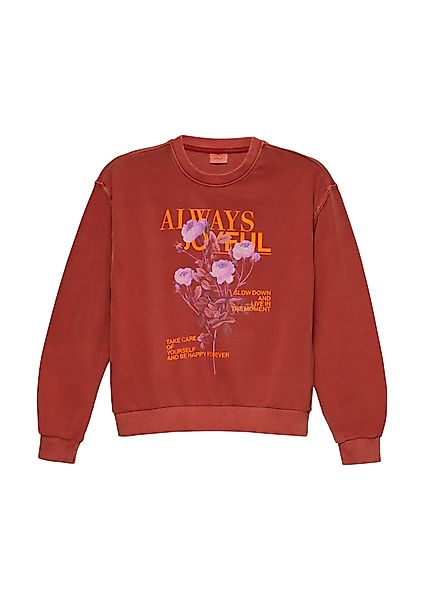 s.Oliver Junior Sweater mit Frontprint günstig online kaufen