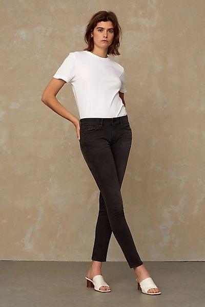Slim-fit Jeans Aus Bio Baumwolle - Juno - Gorbi Black Faded günstig online kaufen