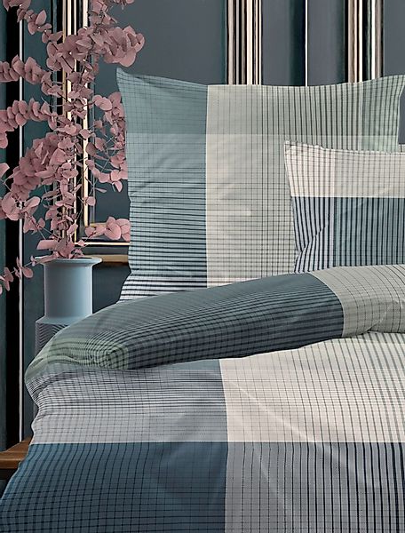 Irisette Bettwäsche Irisette Wave Mako-Satin Bettwäsche günstig online kaufen