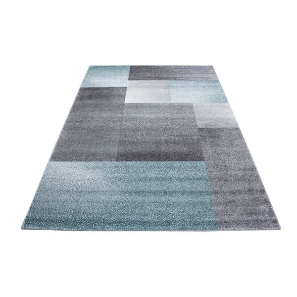 Carpettex Frisé-Teppich Kariert Design, Läufer, Höhe: günstig online kaufen