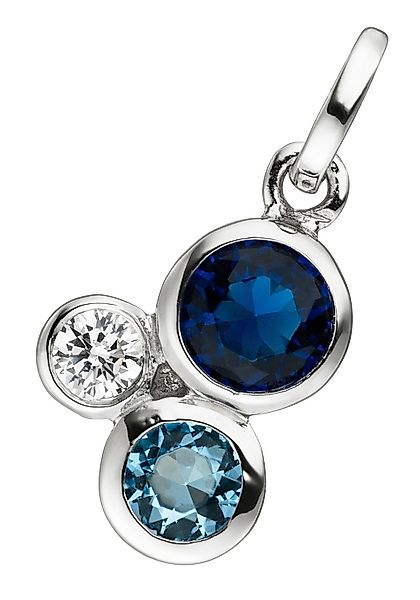 JOBO Kettenanhänger Anhänger mit Zirkonia, 925 günstig online kaufen