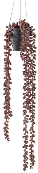 Creativ green Kunstranke "Hängepflanze Sedum" mit rotbrauner Farbgebung günstig online kaufen