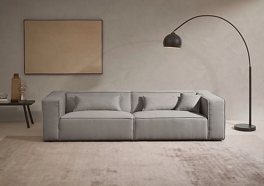 LeGer Home by Lena Gercke 3-Sitzer »PIARA, Couch mit Kedernaht, Sofa in Cor günstig online kaufen