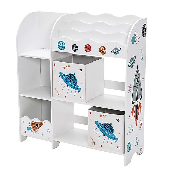 COSTWAY Bücherregal, Kinder, Spielzeugregal mit 5 günstig online kaufen