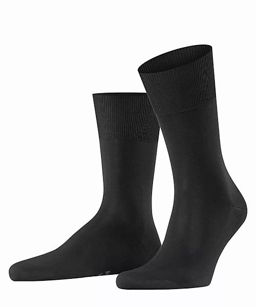 FALKE Firenze Herren Socken, 45-46, Blau, Uni, Baumwolle, 14684-637006 günstig online kaufen