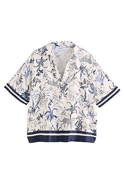 Next Satinbluse Satinbluse mit V-Ausschnitt und günstig online kaufen
