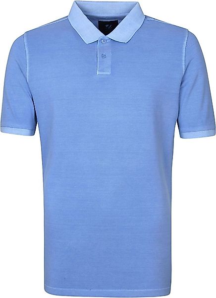 Suitable Respect Pete Polo Shirt Mid Blue - Größe M günstig online kaufen