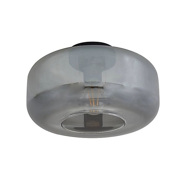 Lindby Deckenlampe Hildur 10030743 in Alu aus Glas 1-flammig E27 Wohnzimmer günstig online kaufen