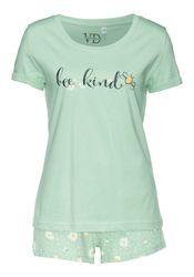 Vivance Dreams Shorty 2 Stk. tlg., mit Gänseblümchen-Druck günstig online kaufen