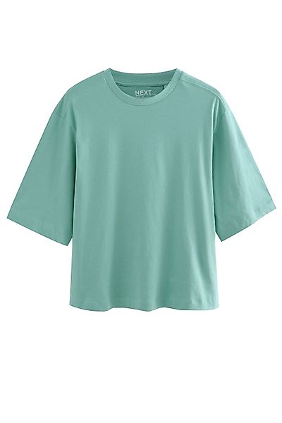 Next T-Shirt Kastiges Relaxed Fit T-Shirt günstig online kaufen