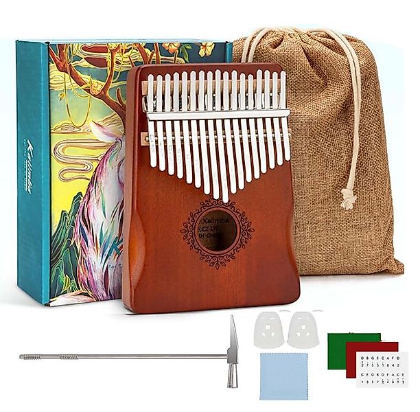 DOPWii Spielzeug-Musikinstrument Kalimba 17 Tasten, Daumenklavier günstig online kaufen