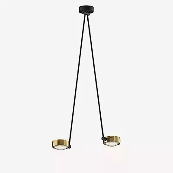 Occhio Sento Soffitto Due 100 Up E Deckenleuchte LED 2-flammig, Kopf bronze günstig online kaufen