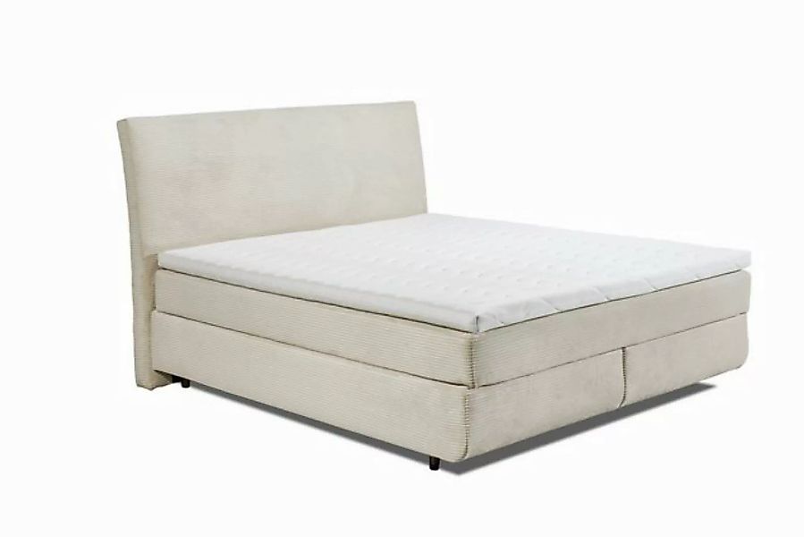 ED EXCITING DESIGN Boxspringbett "Marbella", Duo-Matratze- harte Kokosmatte günstig online kaufen