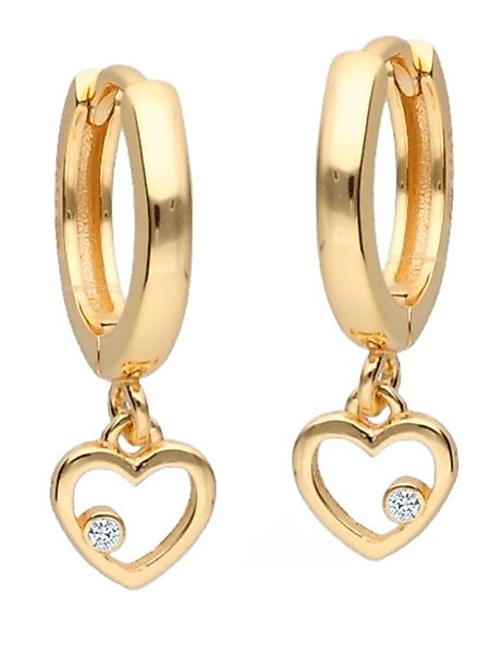 Goldene Hufeisen Paar Creolen Ohrringe Gold günstig online kaufen