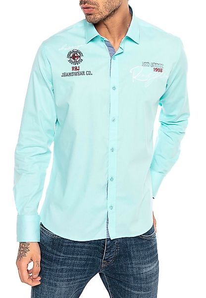 RedBridge Langarmhemd mit hochwertigen Stickereien Elegantes günstig online kaufen
