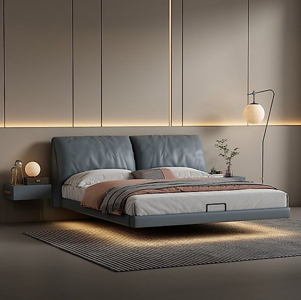 Xlmoebel Bett Modernes Luxusmöbel-Set mit Grautönen und Designer-Betten aus günstig online kaufen