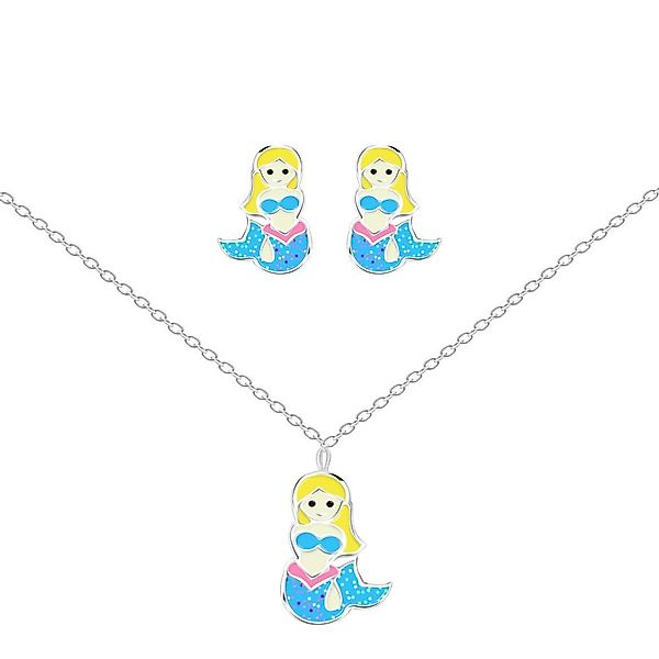 ALEXANDER YORK Schmuckset Meerjungfrau blau, 4-tlg. günstig online kaufen