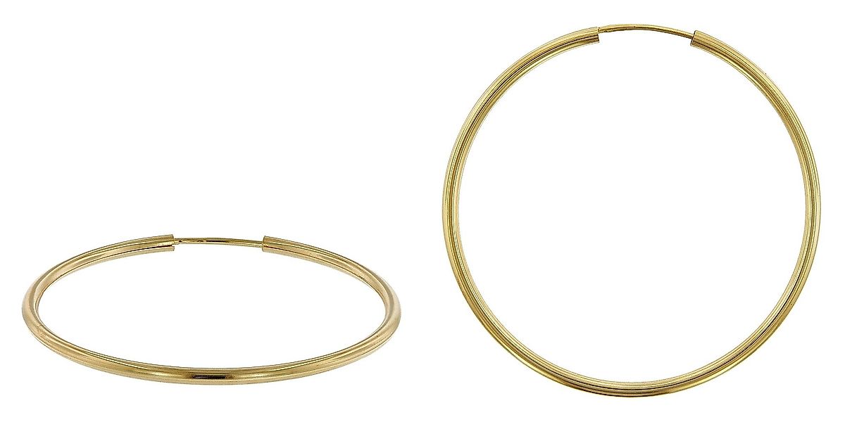 trendor Paar Creolen Damen Gold 333 günstig online kaufen