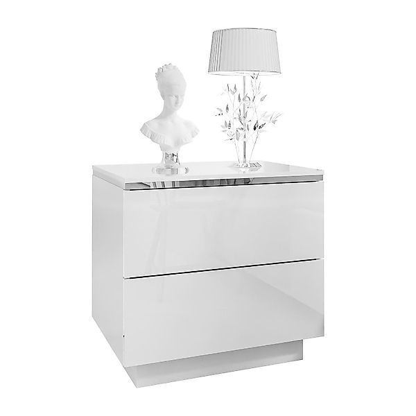 Lookway Nachttisch AURORA II SILVER mit günstig online kaufen