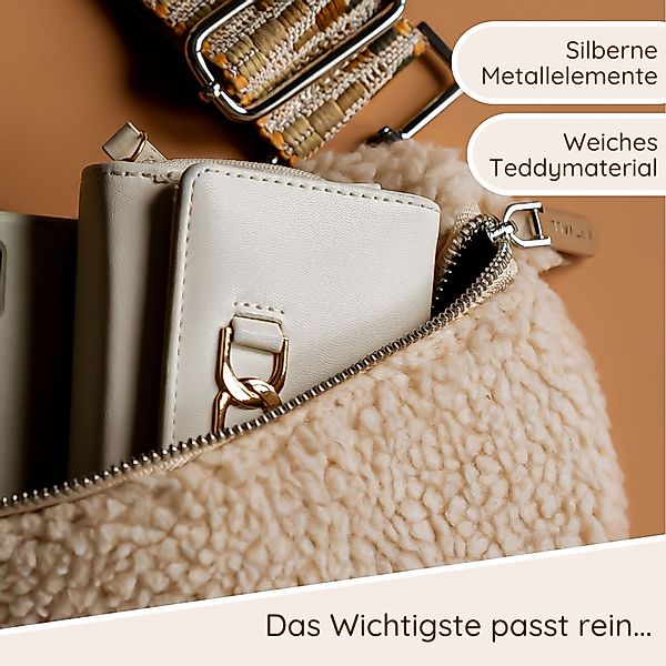 ARTVALL Umhängetasche Teddy Handtasche Crossbody Bag (Tasche ohne Riemen, I günstig online kaufen