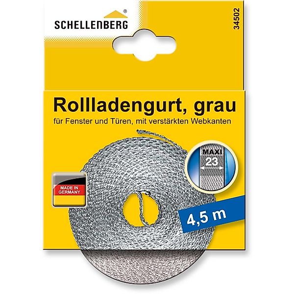 SCHELLENBERG Maxi, 23 mm, 4,5 m Länge Rollladengurt, Gurtband erhältlich in günstig online kaufen