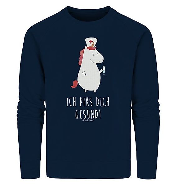 Mr. & Mrs. Panda Longpullover Einhorn Krankenschwester Größe S - French Nav günstig online kaufen