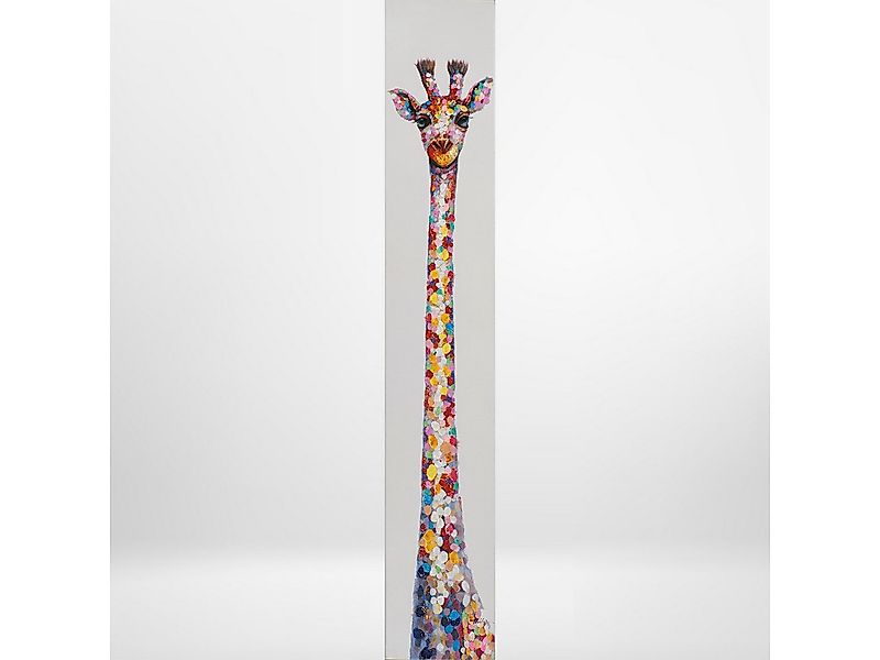 ArtUniverse Gemälde Langer Giraffenhals 25x150 cm, Lustige lange Giraffe günstig online kaufen