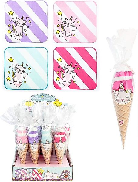 Trendhaus Handtuch Kinder, Katze, CATICORN Swirly, günstig online kaufen