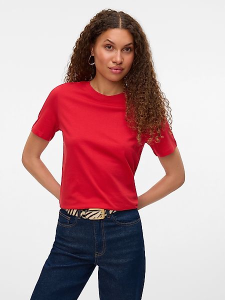 Vero Moda Kurzarmshirt "VMPAULINA SS T-SHIRT GA JRS NOOS" günstig online kaufen