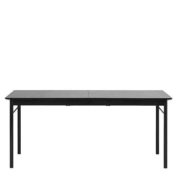 Mittelauszug Tisch Esszimmer in Schwarz modernes Design günstig online kaufen
