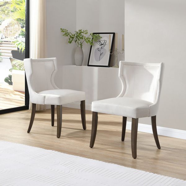 MODFU Esszimmerstuhl mit Beinen aus Massivholz günstig online kaufen