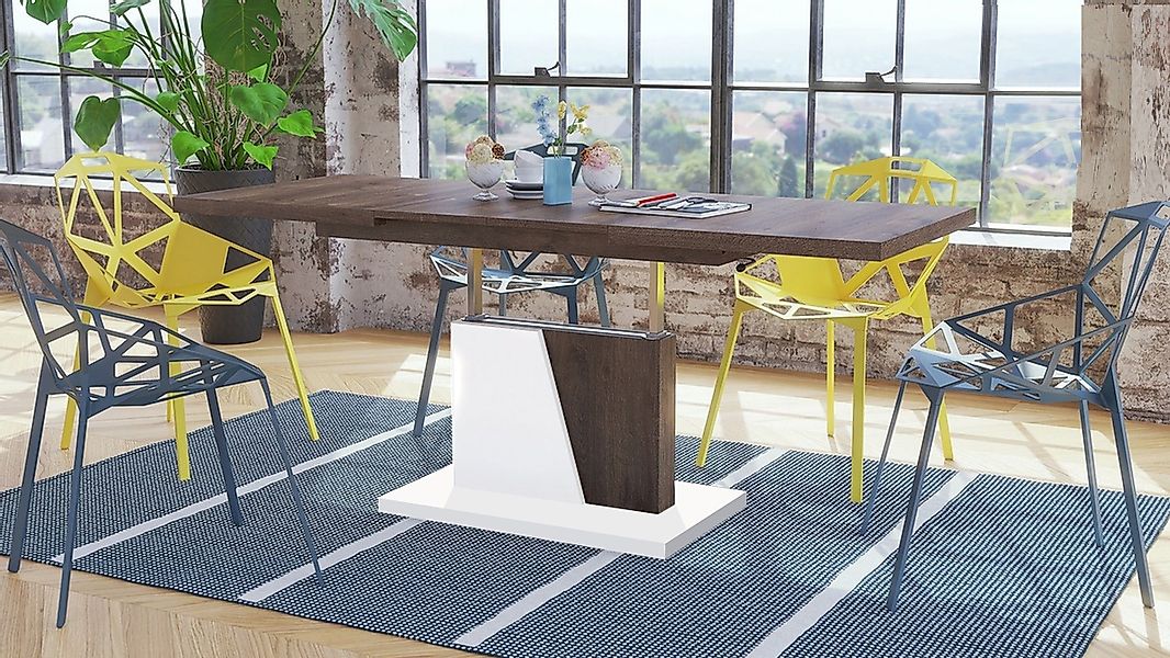 Mazzoni Couchtisch Grand Noir Eiche dunkel günstig online kaufen