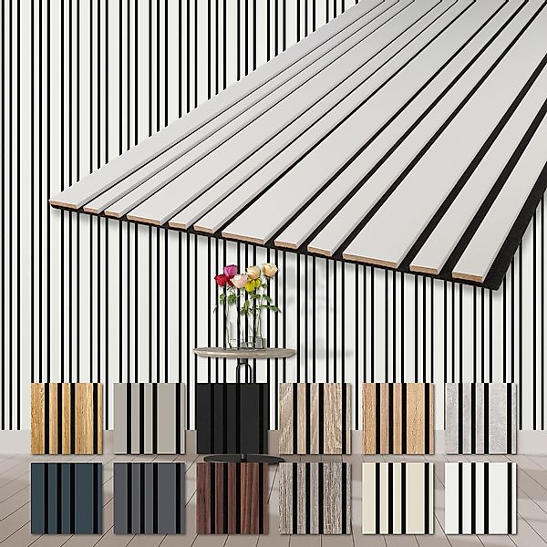 Hexim Wandpaneel, (Akustikpaneele Holz 278x60cm Mila günstig online kaufen