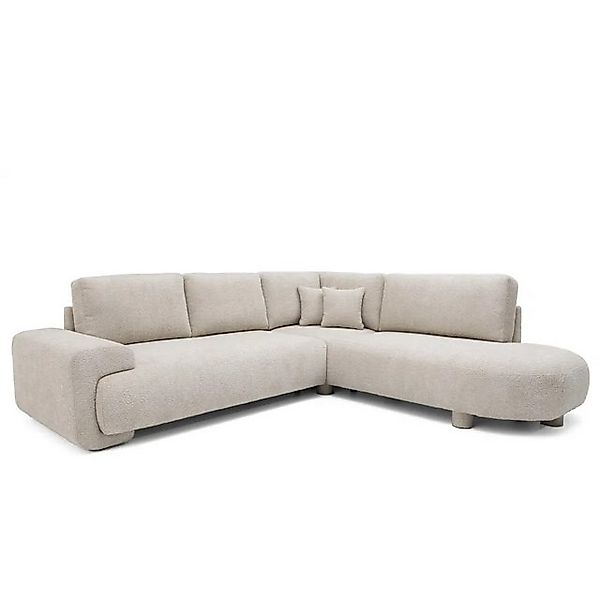 NEXT COLLECTION Ecksofa MIRABEL, Buccle-Stoff,Elegante moderne Form, Keine günstig online kaufen
