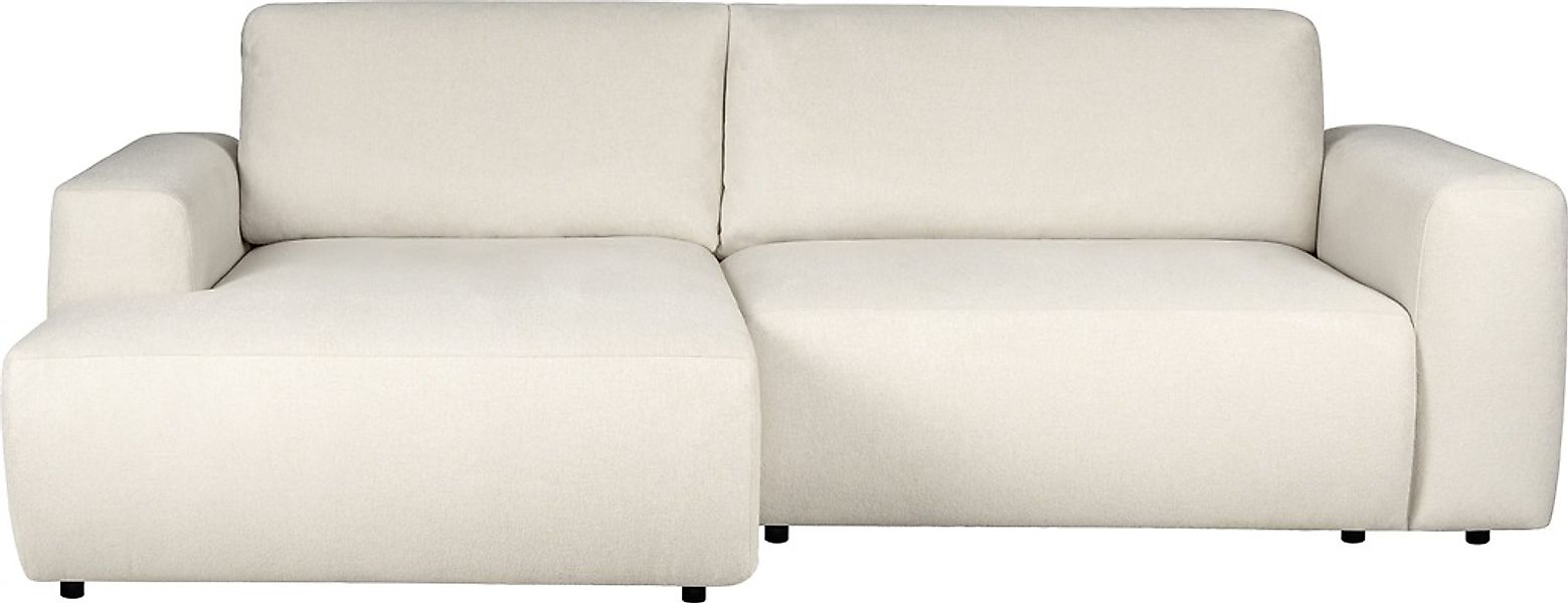 Home affaire Schlafsofa "Noord Schlafecksofa, Breite 250 cm" Cord, Struktur günstig online kaufen