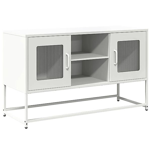vidaXL TV-Schrank Weiß 100,5x39x60,5 cm Stahl 853385 günstig online kaufen