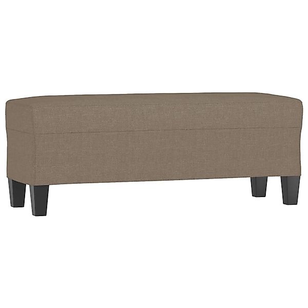 vidaXL Sitzbank Taupe 100x35x41 cm Stoff 349458 günstig online kaufen