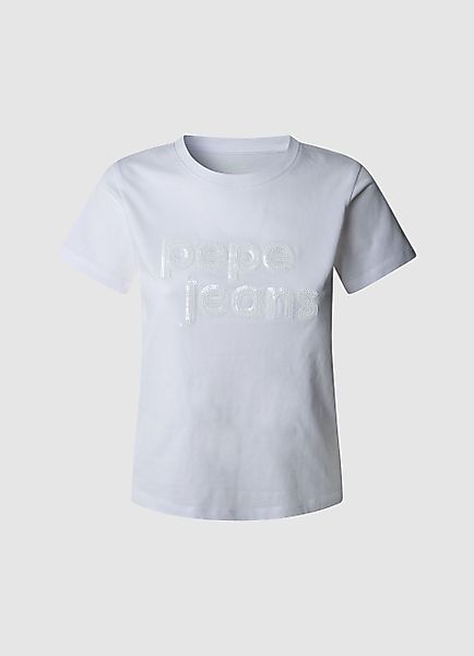 Pepe Jeans T-Shirt ARIA mit Ton-in-Ton günstig online kaufen