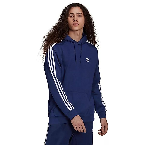 Adidas Originals 3 Stripes Kapuzenpullover M Night Sky günstig online kaufen