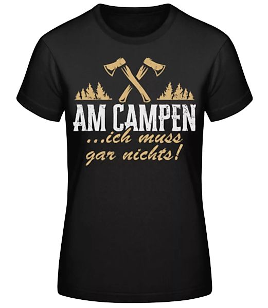 Am Campen · Frauen Basic T-Shirt günstig online kaufen