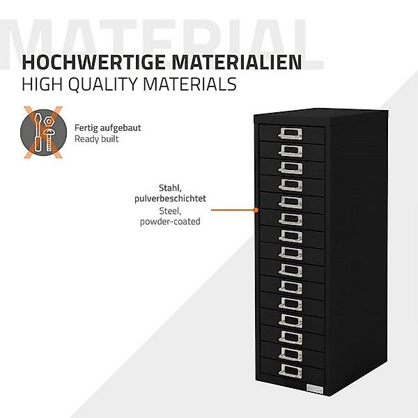 ML-DESIGN Aktenschrank Metallschrank mit Schubladen, freistehender Aufbewah günstig online kaufen