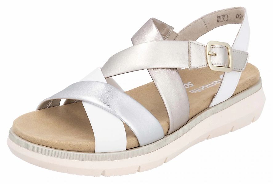 Remonte Elisabeth Hurley-Collection Riemchensandale, Keilabsatz, Sommerschu günstig online kaufen