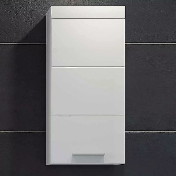 Badezimmer Oberschrank weiß 35 cm breit modernem Design günstig online kaufen