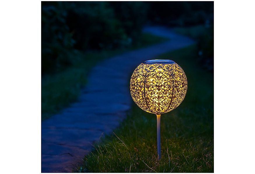 HTI-Living LED Solarleuchte Solarstecker Fleur Antik Luna, nicht relevant, günstig online kaufen