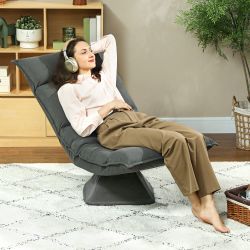 HOMCOM Bodenkissen Bodenstuhl Drehbar Bodensessel mit günstig online kaufen