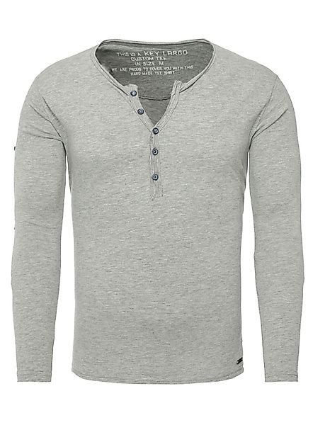 Key Largo Henleyshirt Ginger vintage Look günstig online kaufen