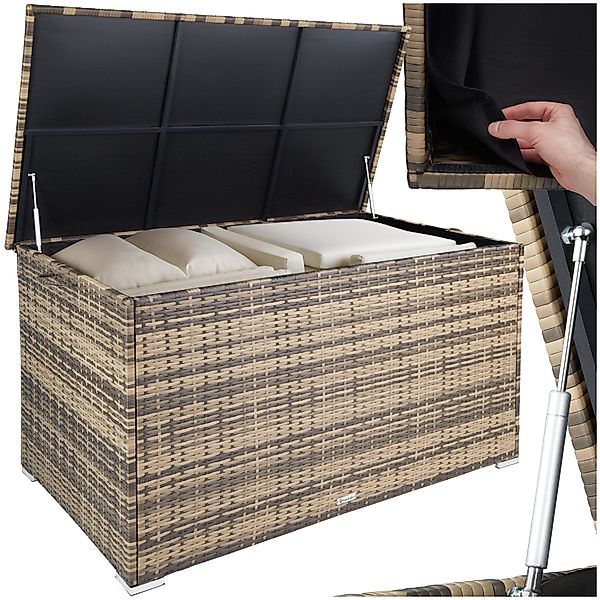 tectake Gartenbox Auflagenbox (1 St., Volumen: günstig online kaufen